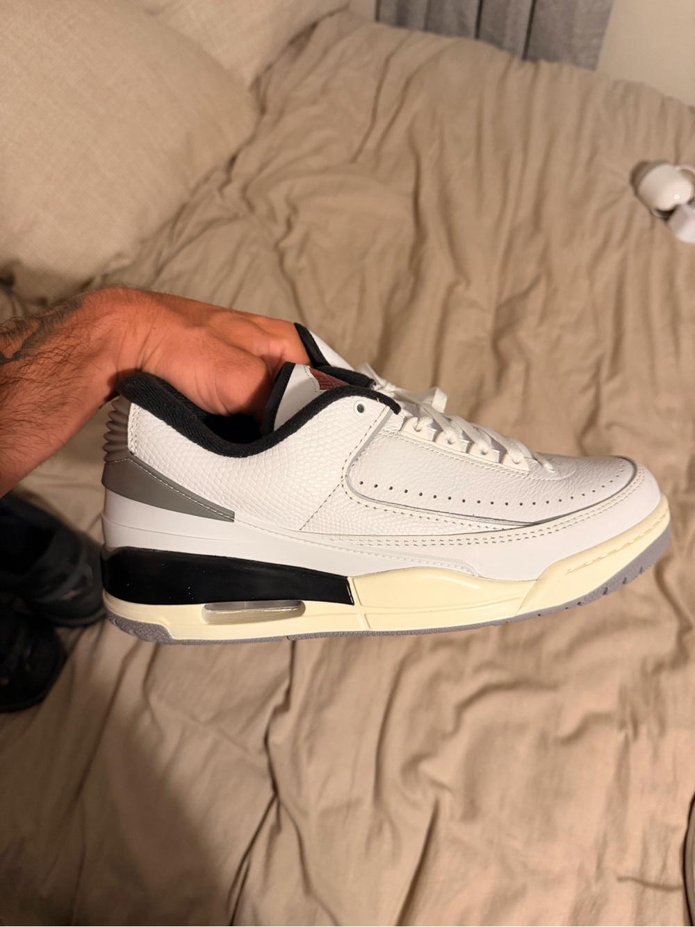 Jordan 2/3 white cement